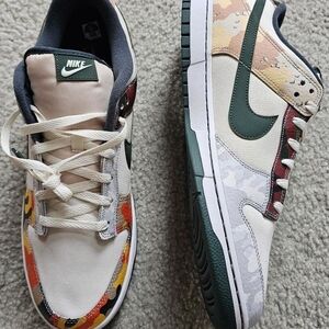 Nike Multicolor Camouflage Sneakers